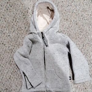 Kids Wool Fleece Lined Coat